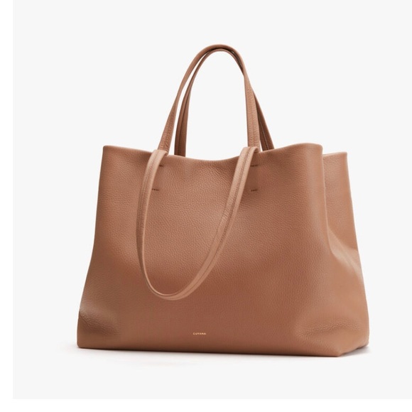 Cuyana Bags Cuyana Classic Easy Tote Caramel Pebbled Leather Nwt Poshmark